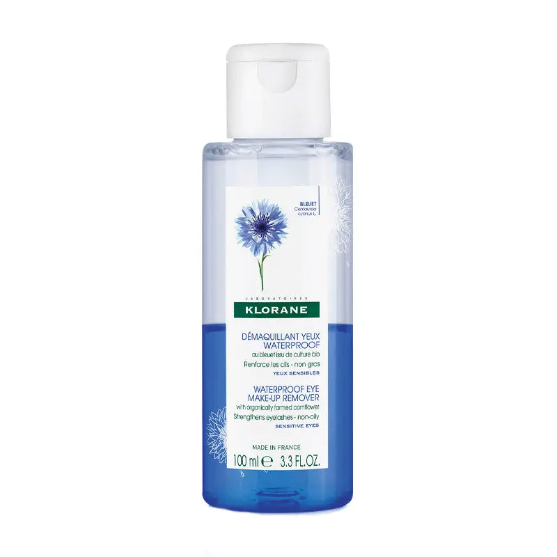 Klorane Waterproof Eye Make-up Remover Cornflower 100 ml