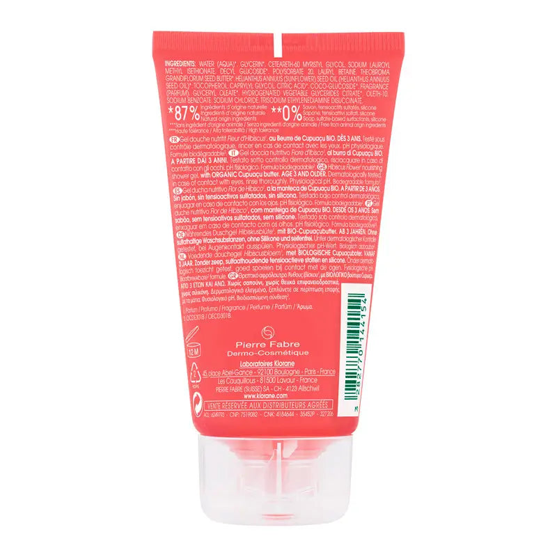 Klorane Hibiscus Flower Shower Gel 75 ml