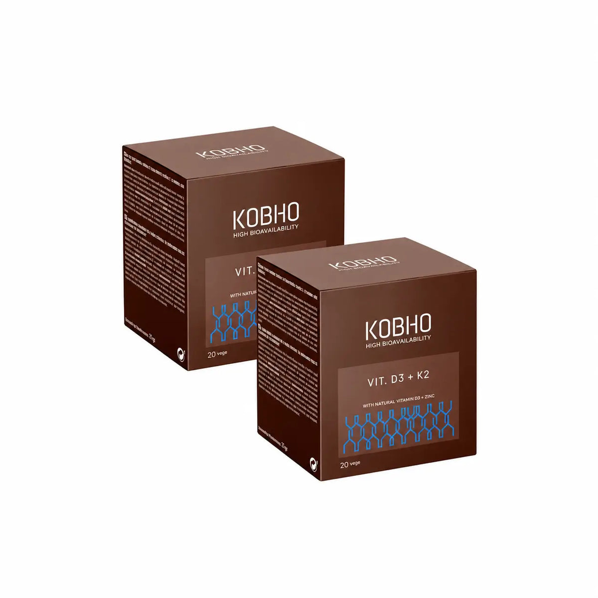 Kobho Duplo D3 + K2, 40 vials