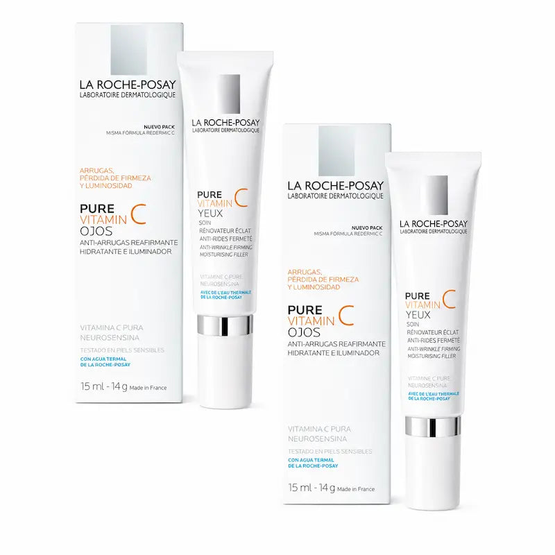La Roche Posay Pure Vitamin C Eyes, Pack 2 x 15 ml