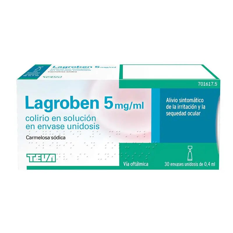 Lagroben 5 Mg/ ml Eye Drops 30 Single Dose x 0.4 ml