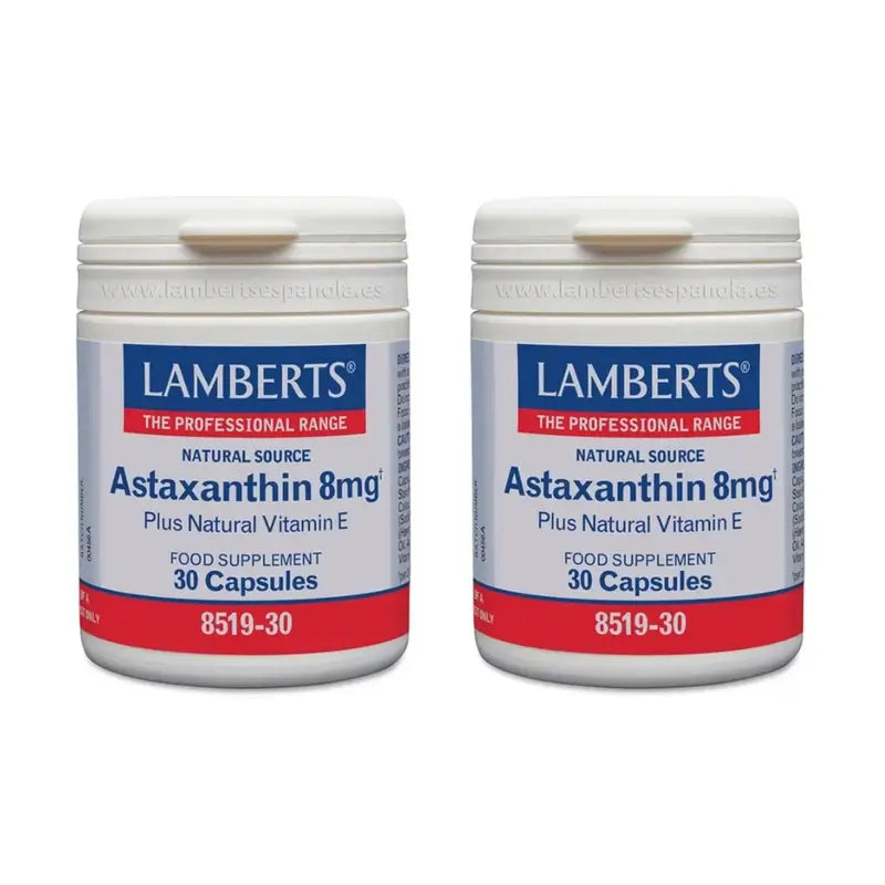 Lamberts Astaxanthin With Vitamin E , 2X30 Capsules