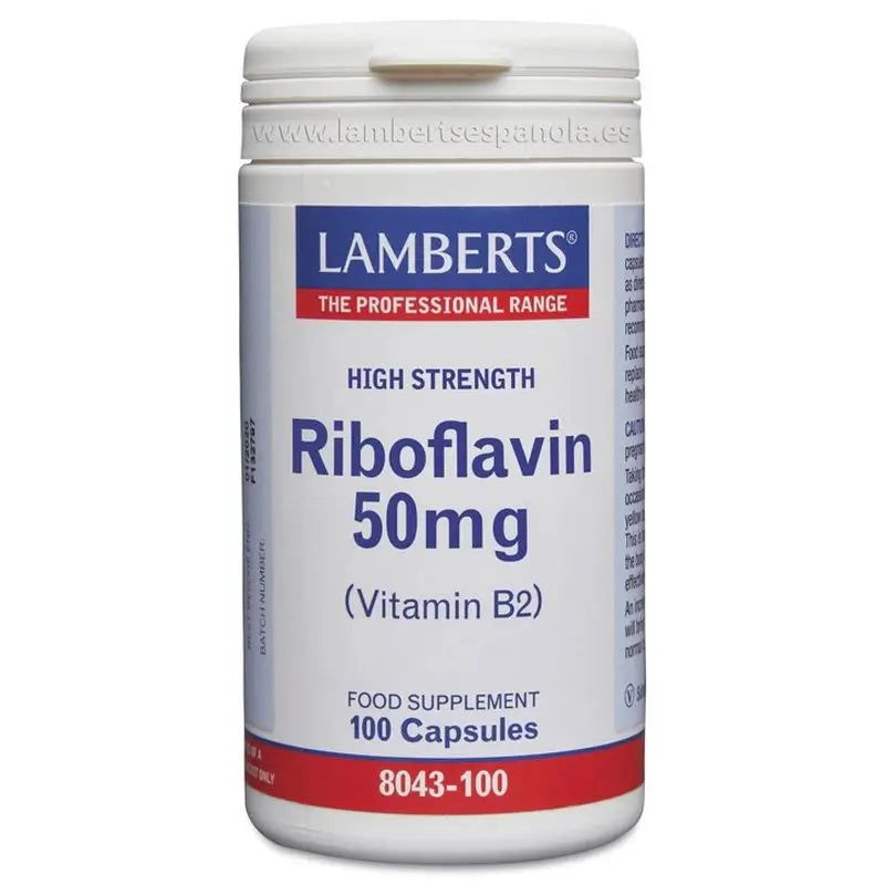 Lamberts Riboflavin (Vit B2) , 100 capsules