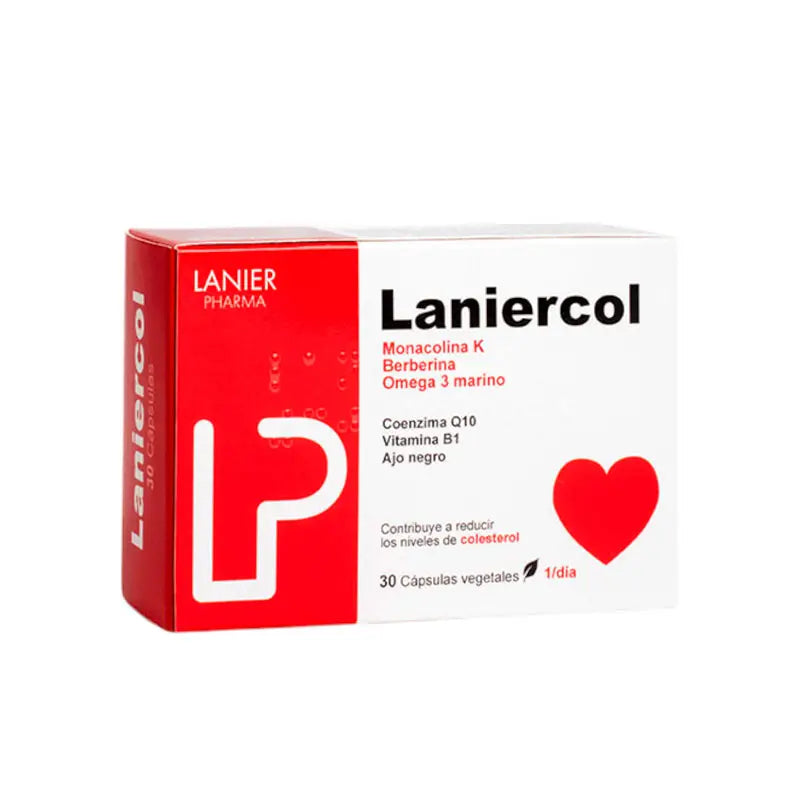 Lanier Pharma Laniercol Food Supplement , 30 vegetarian capsules