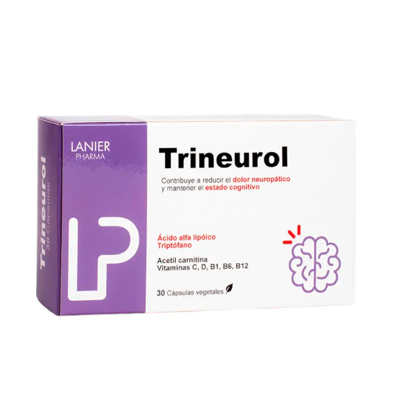 Lanier Pharma Trineurol Food Supplement , 30 vegetarian capsules