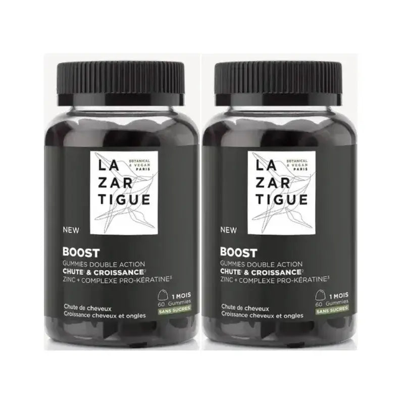 Lazartigue Gummies Hair Loss, Pack 2 x 60 units