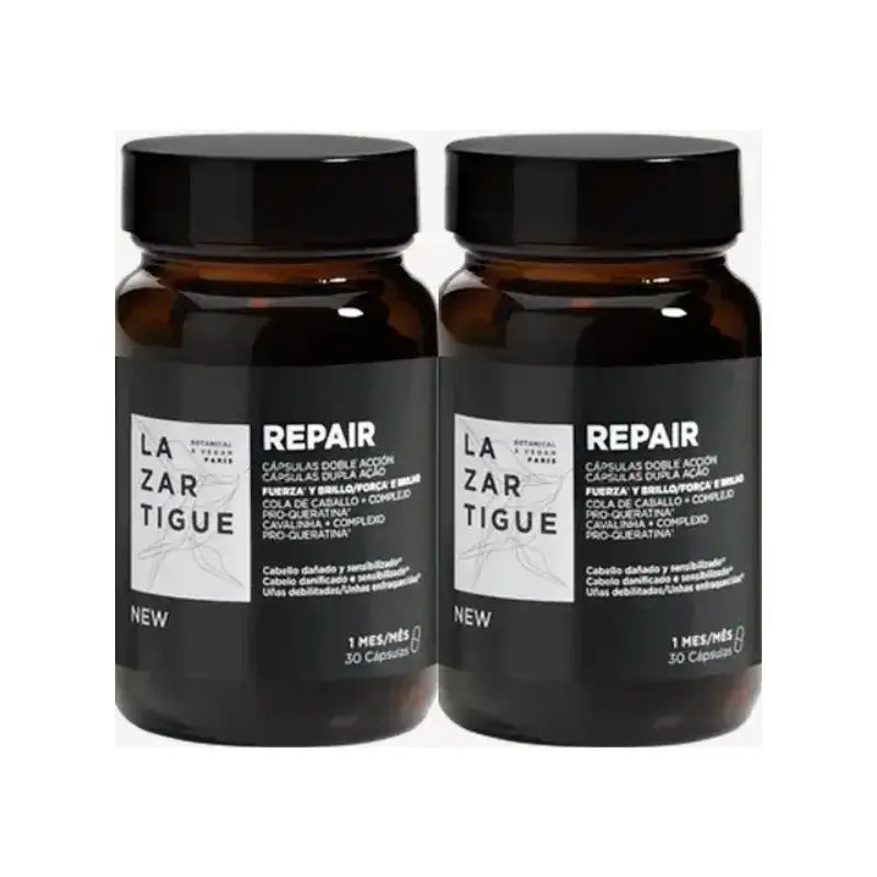 Lazartigue Repair Capsules, Pack 2 x 30 ml