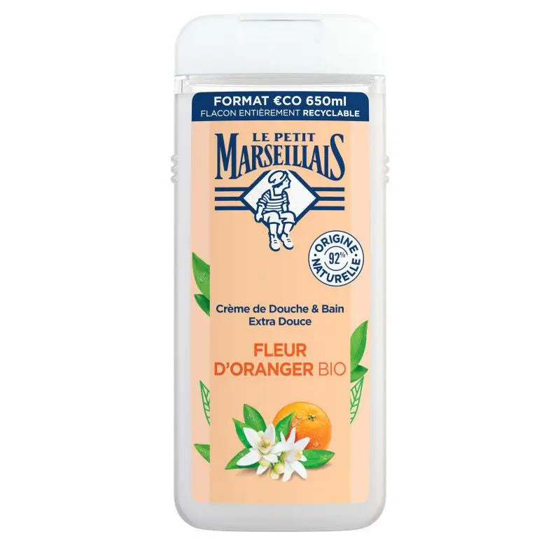 Le Petit Marseillais Extra Gentle Body Shower Gel, Organic Orange Blossom , 650 ml