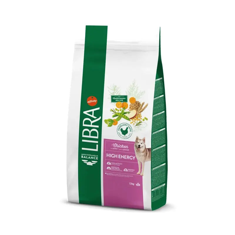 Libra Canine Adult High Energy 12Kg, dog food for dogs