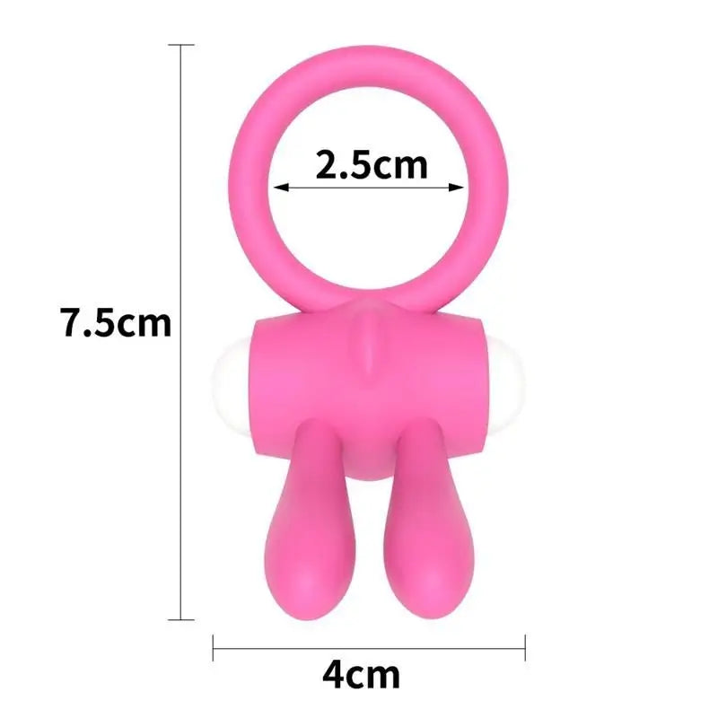 Lovetoy Power Clit Vibrating Ring Pink