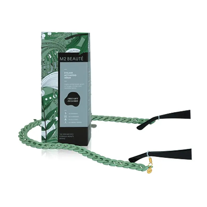 M2 Beaute Eyelash Activating Serum Glasses Gift Chain