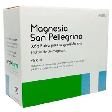 Magnesia San Pellegrino 3.6 g Powder Oral Suspension 20 Sachets