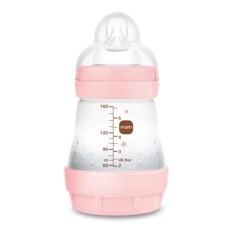 Mam Baby Easy Start Anti-colic Bottle Bright Pink, 160Ml