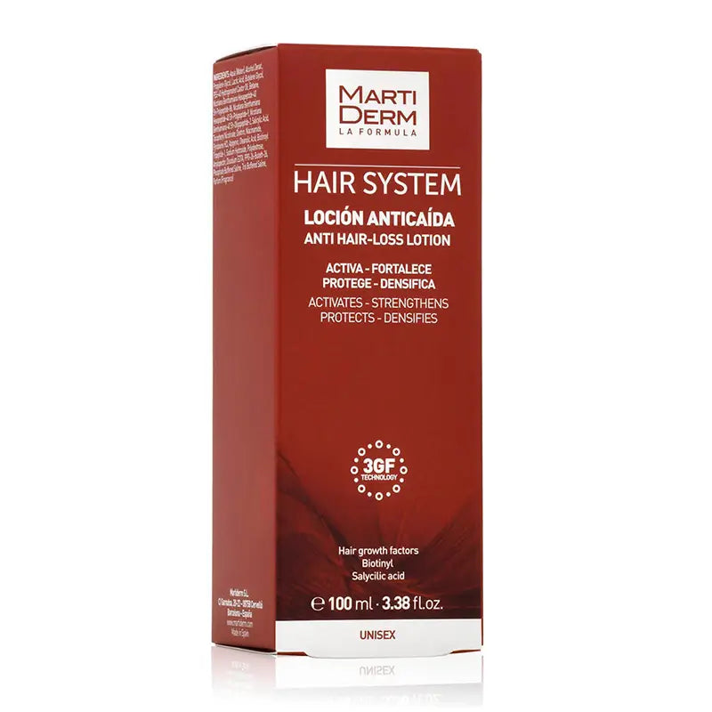 Martiderm Hair System Unisex Hair Loss Lotion 100 ml