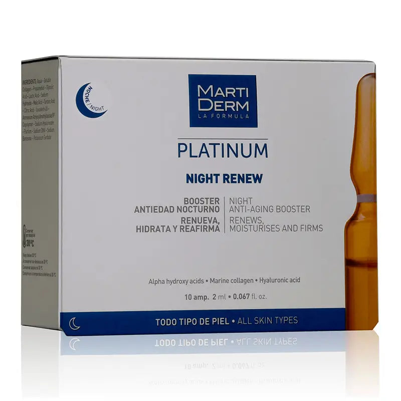Martiderm Platinum Night Renew 10 ampoules x 2 ml