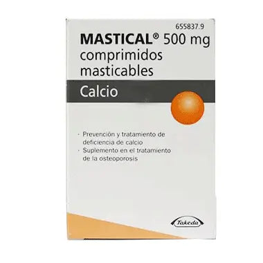 Mastical 500 mg Calcium 90 Chewable Tablets