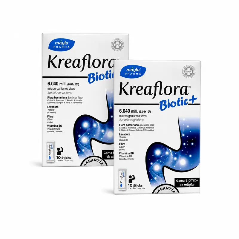 Máyla Pharma Kreaflora Biotic+ Pack 2 x 10 Sticks