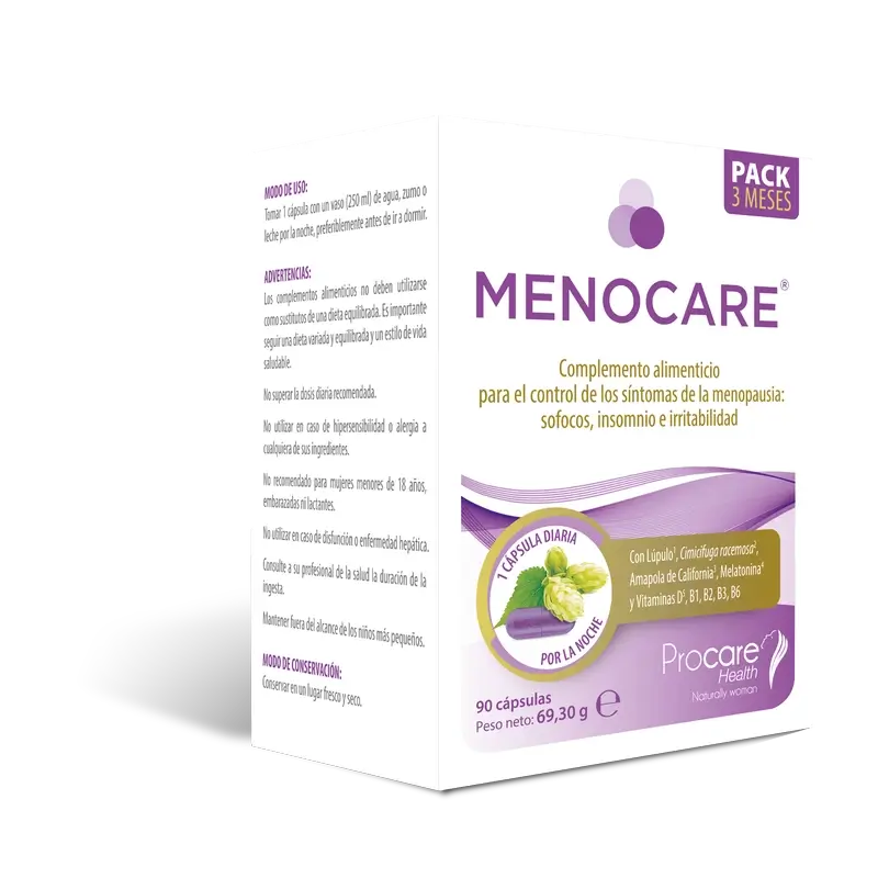Menocare Pack 3 Months, 90 capsules