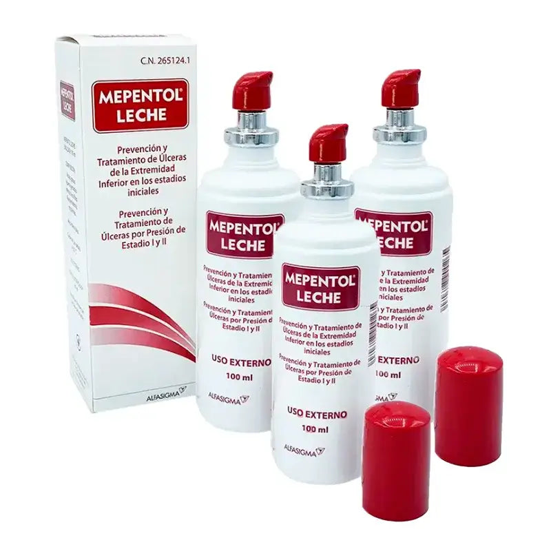 Mepentol Milk Emulsion, 3 x 100 ml