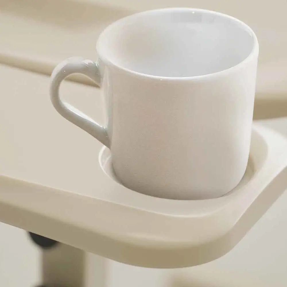 manual side table with two adjustable tops (base and height)