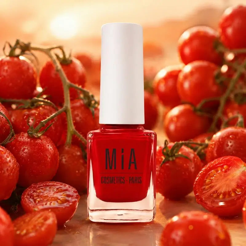 Mia Cosmetics Paris Tomato Red Radiant Glow Nail Varnish, 11 ml