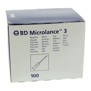Bd Microlance Ultrafine Needle 0.5 x 16 mm 100 units