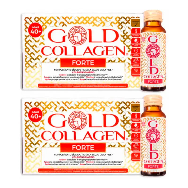 Gold Collagen Forte, Pack 2 x 10 x 50 ml