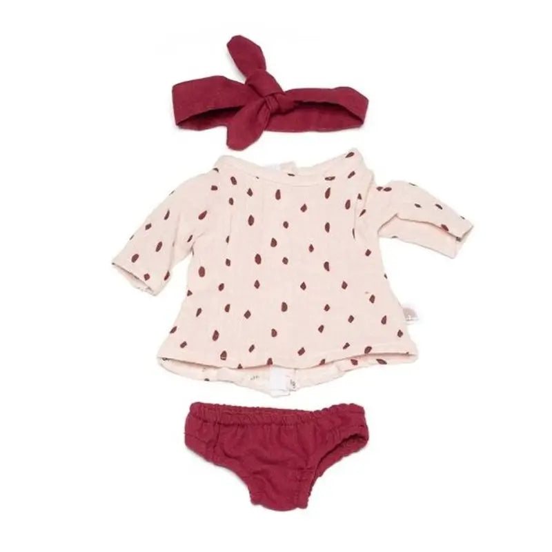 Miniland Dune Red Doll Clothes Set 38 Cm