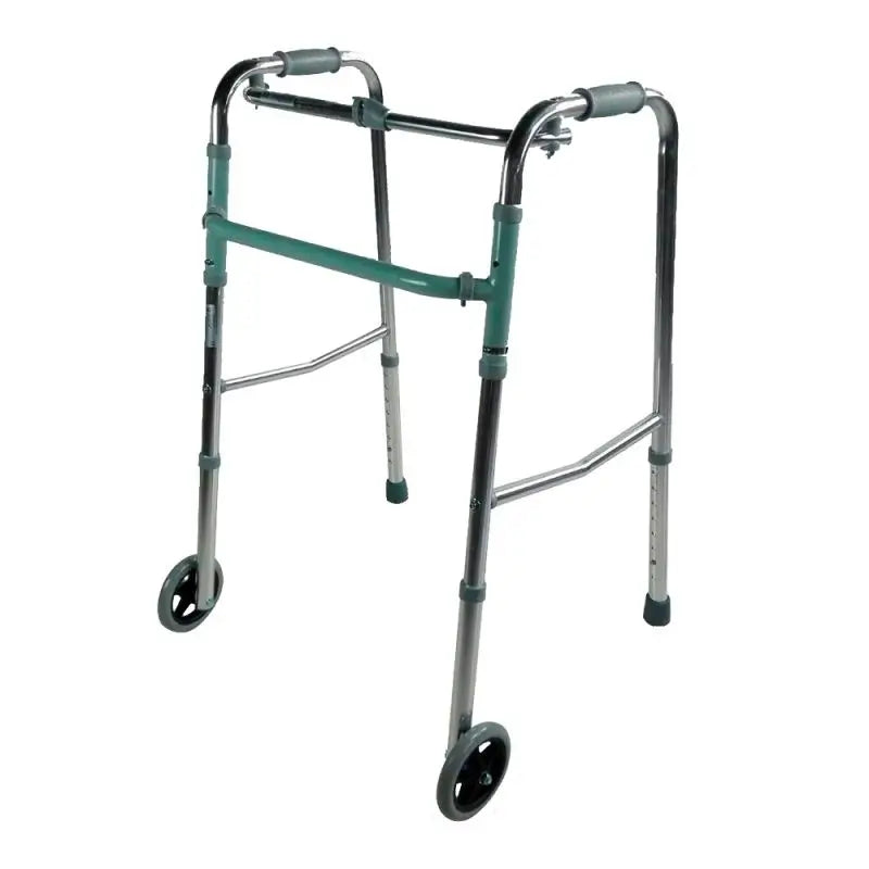 Mobiclinic Foldable and Adjustable Walking Frame with Wheels