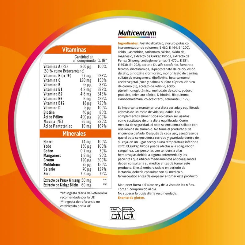 Multicentrum Performance Plus Multivitamin, 30 Tablets