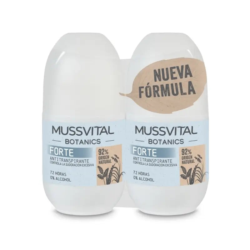 Mussvital Botanics Deo Forte , 2 x 75 ml