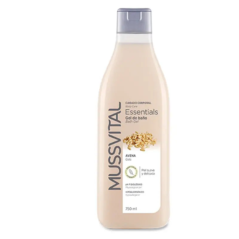 Mussvital Essentials Oatmeal Extract Bath Gel 750 ml