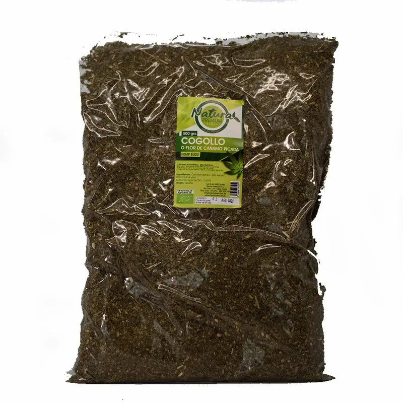 Natura Premium Chopped Hemp Leaf, 500 g