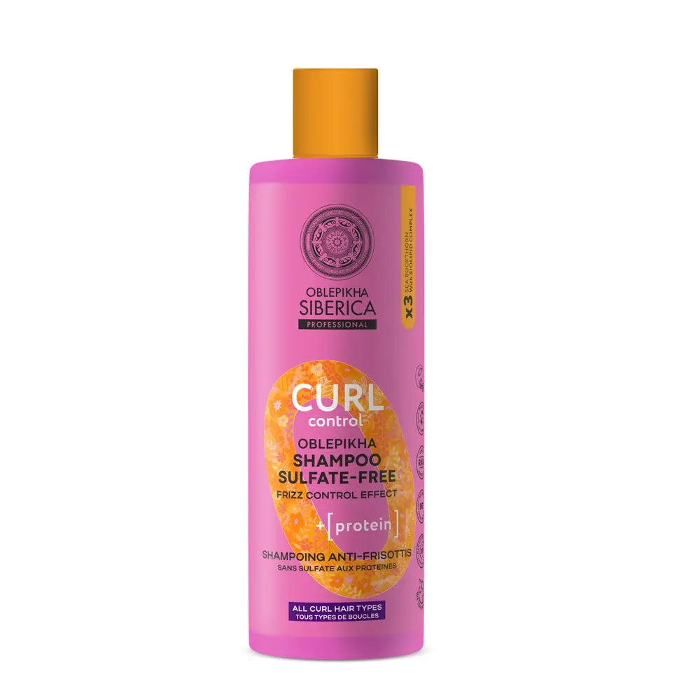 Natura Siberica Sulfate-Free Shampoo With Protein Curl Control, 400 Ml