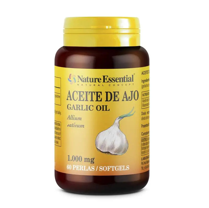 Nature Essential Garlic Oil , 60 pearls