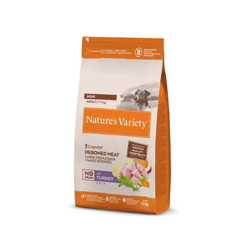 Nature'S Variety Canine Original Original Adult Mini Turkey 1,5Kg, dog food