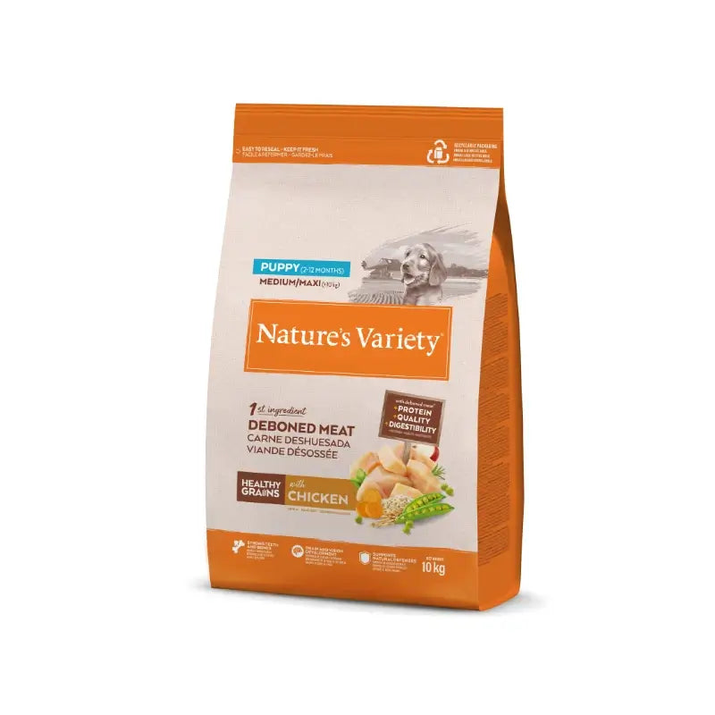 Nature'S Variety Dog Healthy Puppy Medium Chicken 10Kg