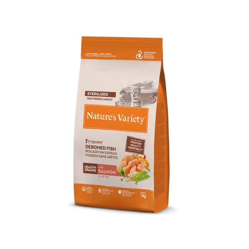 Nature'S Variety Original Feline Adult Neutered Salmon, 7 kg, cat food