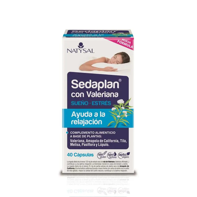 Natysal Sedaplan Sweet Dreams With Valerian , 40 capsules