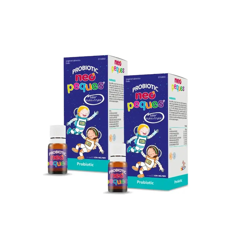 Neo Peques Probiotic, 8 vials, pack of 2