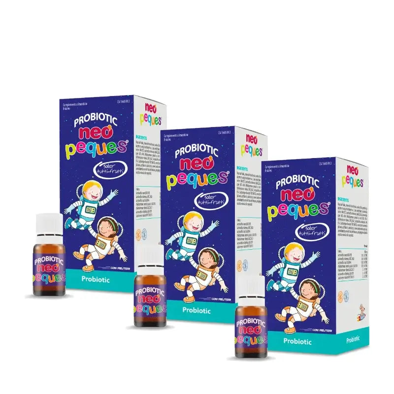 Neo Peques Probiotic, 8 vials, pack of 3