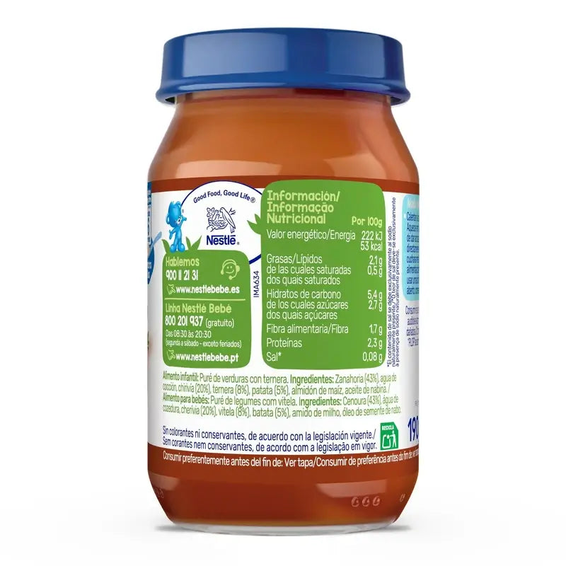 Nestlé Savoury Beef Savoury Garden Jar , 190g