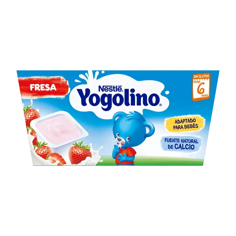 Yogolino Strawberry, 4 x 100 g