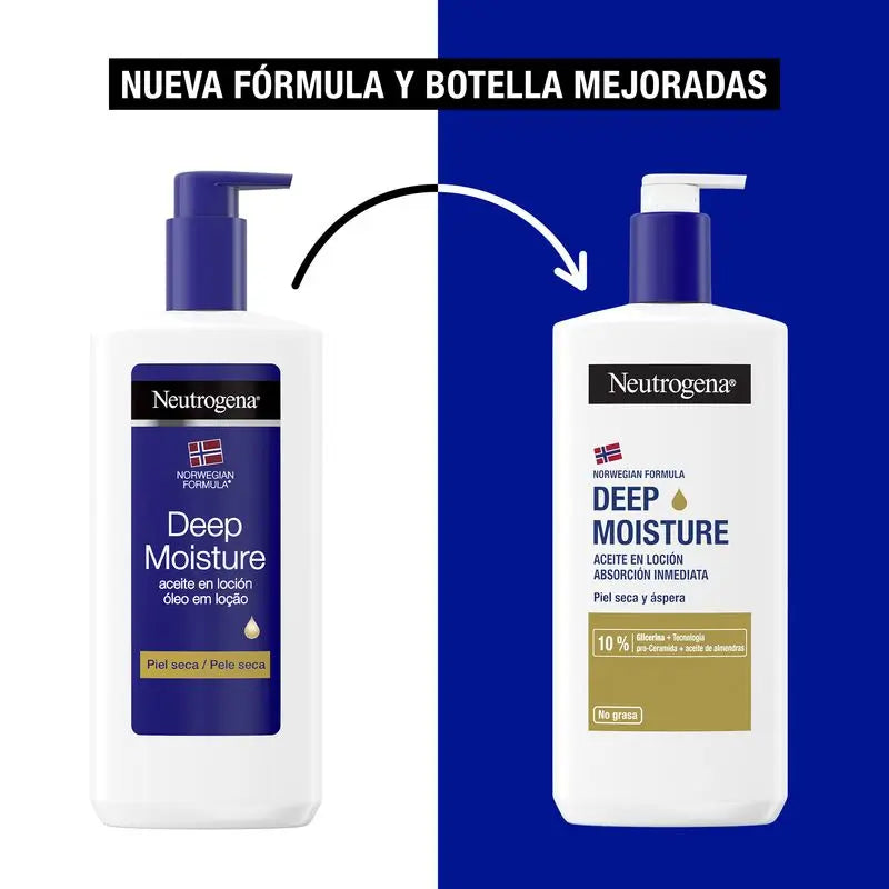 Neutrogena Moisturising Body Cream with Almond Oil, 400 ml