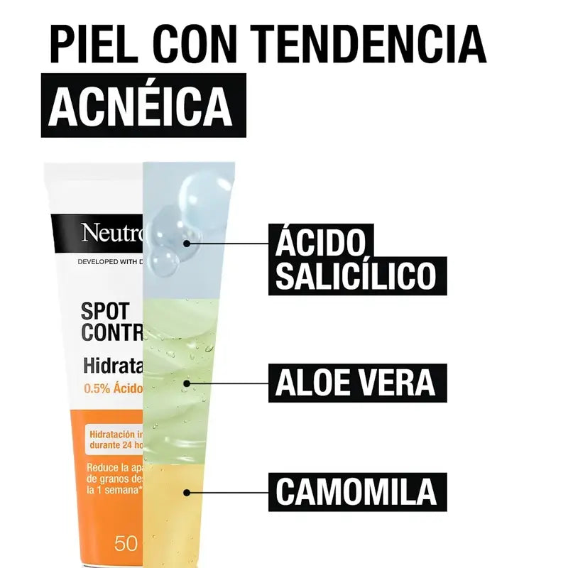 Neutrogena Spot Controlling Moisturising Cream, 50 ml