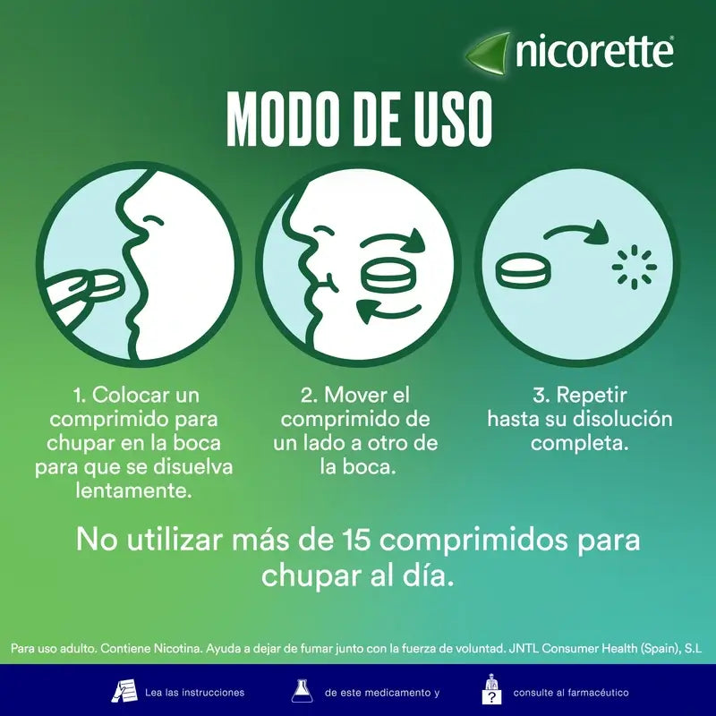 Nicorette® Supermint 2 mg, 40 tablets