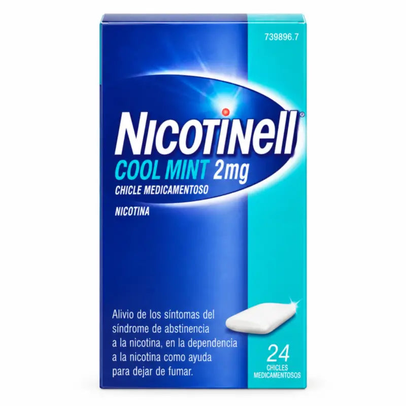 Nicotinell Cool Mint 2 mg 24 Medicated Chewing Gums