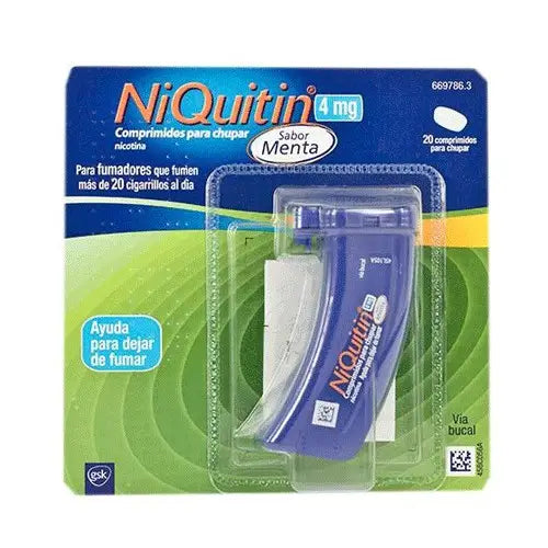 Niquitin 4 mg, 20 Peppermint Sucking Tablets