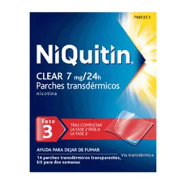 Niquitin Clear 7 mg, 14 Transdermal Patches 24H