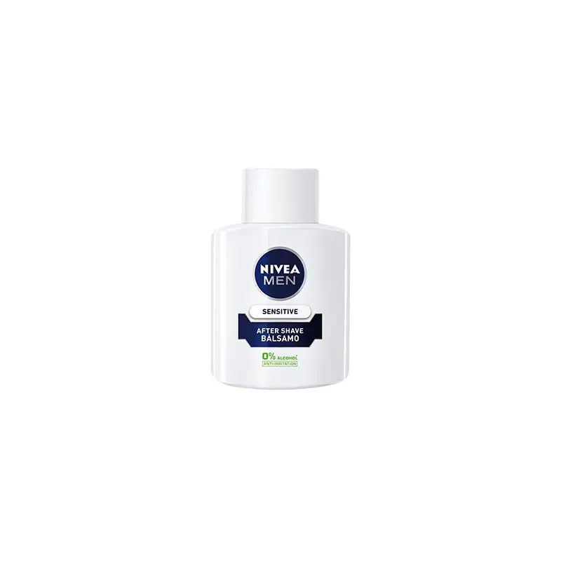 Nivea Men After Shave Sensitive Balm 0% Alcohol Bottle, 100 ml